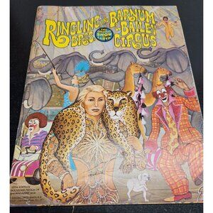 Ringling Bros. & Barnum & Bailey Circus 107th Ed. Souvenir Prog 1977 with Poster